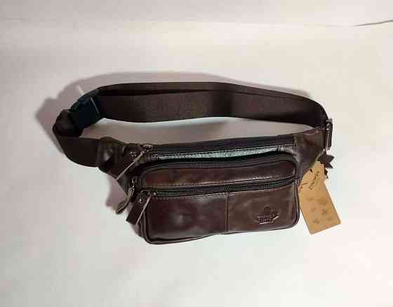 Стильная кожаная поясная сумка Донецк