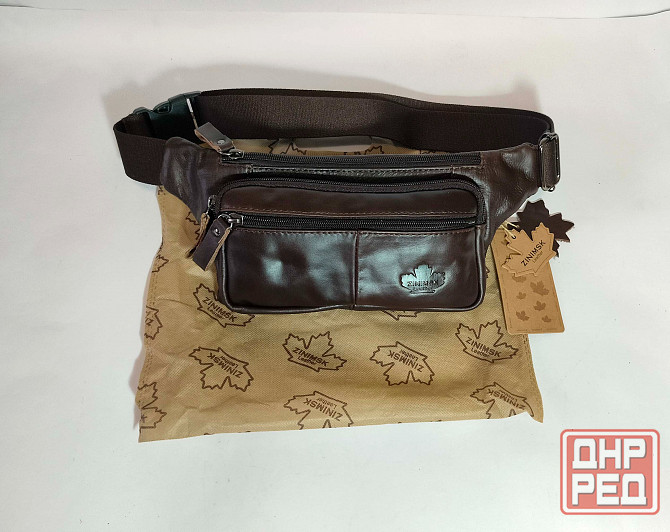 Стильная кожаная поясная сумка Донецк - изображение 5