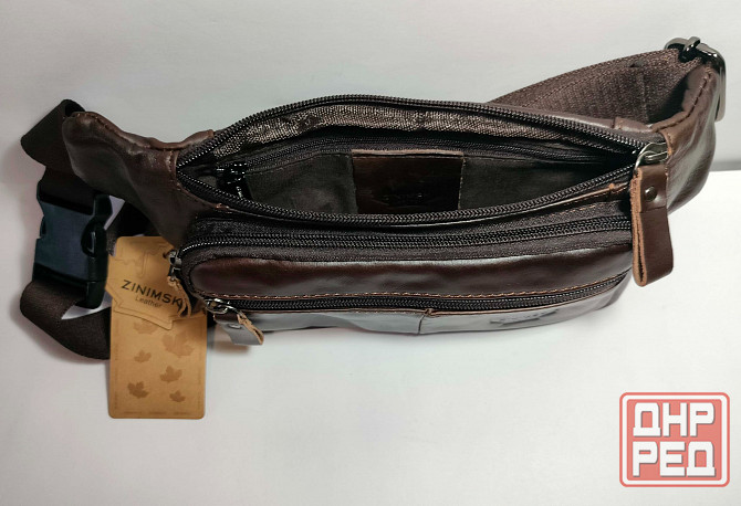 Стильная кожаная поясная сумка Донецк - изображение 4