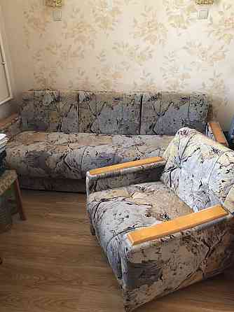 Диван и кресло в хорошем состоянии за символическую цену Донецк