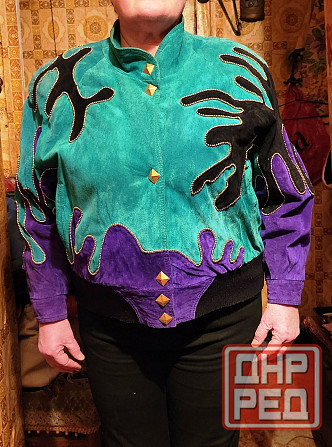 Женская замшевая куртка из натуральной замши. Р52 Донецк - изображение 1