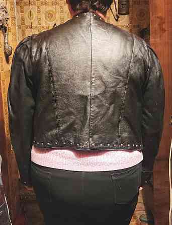 Женская куртка кожаная (из натуральной кожи). Р52 Донецк