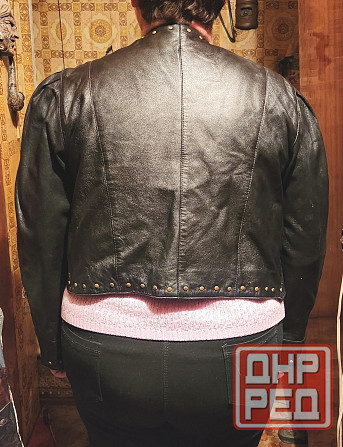 Женская куртка кожаная (из натуральной кожи). Р52 Донецк - изображение 2