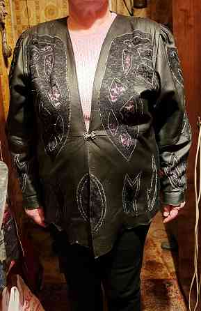 Женская кожаная весенняя куртка из натуральной кожи. Р52 Донецк