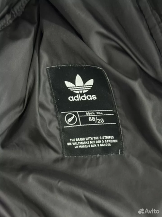Велюровый пуховик adidas оригинал Донецк