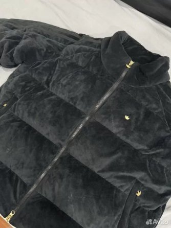 Велюровый пуховик adidas оригинал Донецк