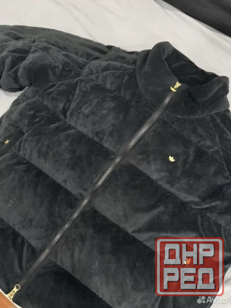 Велюровый пуховик adidas оригинал Донецк - изображение 2