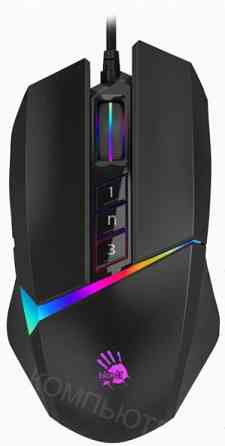 Игровая [арт-3141] мышь A4tech Bloody W60 Max черный оптическая (10000dpi) Usb (10but) Макеевка