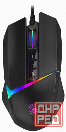 Игровая [арт-3141] мышь A4tech Bloody W60 Max черный оптическая (10000dpi) Usb (10but) Макеевка - изображение 1