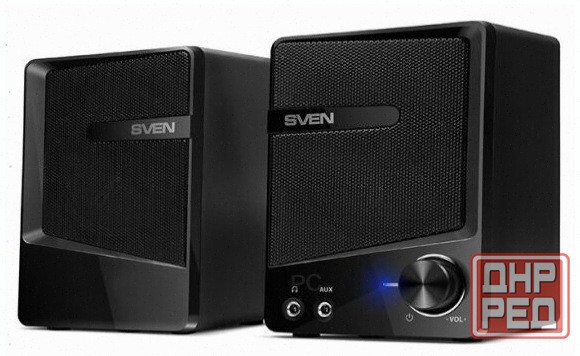 Колонки (арт:арт-6284) 2.0 Sven 248 чёрный (6w, питание Usb) (Sv-016333) Макеевка - изображение 1