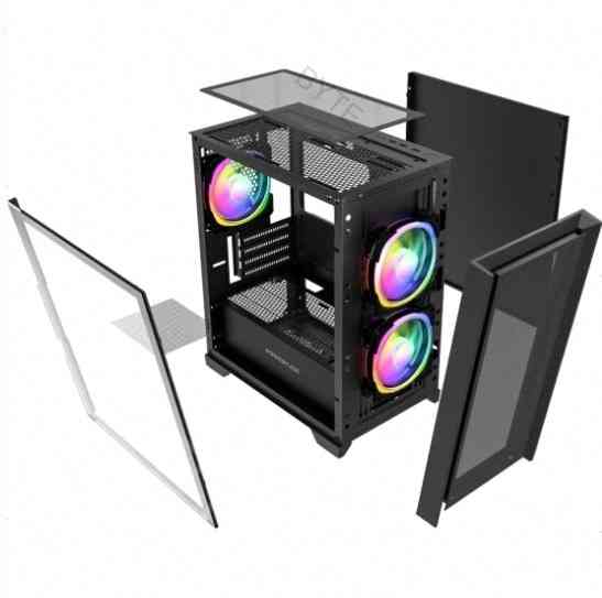 Корпус (ар:арт-9814) Powercase Alisio Micro Z3b Argb, черный (Camzb-A3) Макеевка