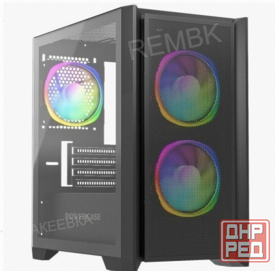 Корпус (ар:арт-9814) Powercase Alisio Micro Z3b Argb, черный (Camzb-A3) Макеевка - изображение 1