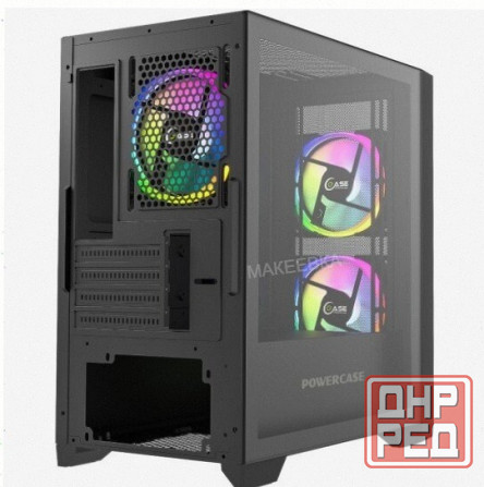 Корпус (ар:арт-9814) Powercase Alisio Micro Z3b Argb, черный (Camzb-A3) Макеевка - изображение 3