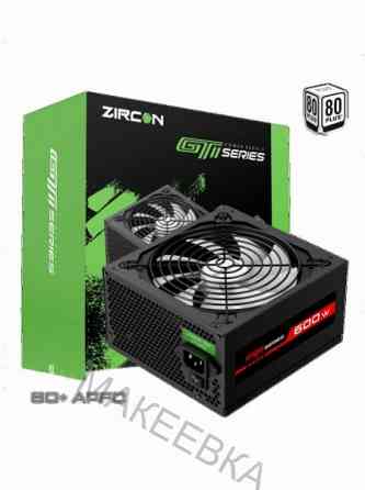Блок - арт-1269 питания Atx Zircon Gti-600 80+ (черный 600w 20+4pin 4+4pin 2*6+2pin 6*Sata 3*Molex в Макеевка