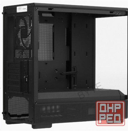 Корпус - арт-3230 Zalman P10, Matx, Black, Window, 2x3.5", 3x2.5", 1xusb Type-C, 1xusb3.0, Rear 1x12 Макеевка - изображение 4