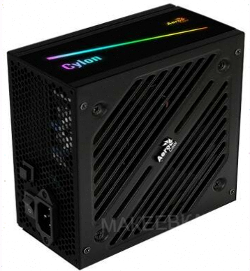 Блок [арт-8896] питания Aerocool Atx 500w Cylon 500 80+ (24+4+4pin) Apfc 120mm Fan Color 5xsata Rtl Макеевка