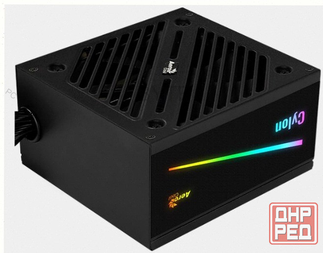 Блок [арт-8896] питания Aerocool Atx 500w Cylon 500 80+ (24+4+4pin) Apfc 120mm Fan Color 5xsata Rtl Макеевка - изображение 1