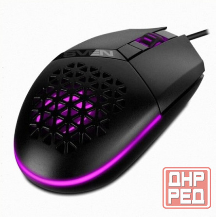 Игровая - арт-7017 мышь Sven Rx-G735, 4000dpi, черный, Sv-021467, проводная Макеевка - изображение 3