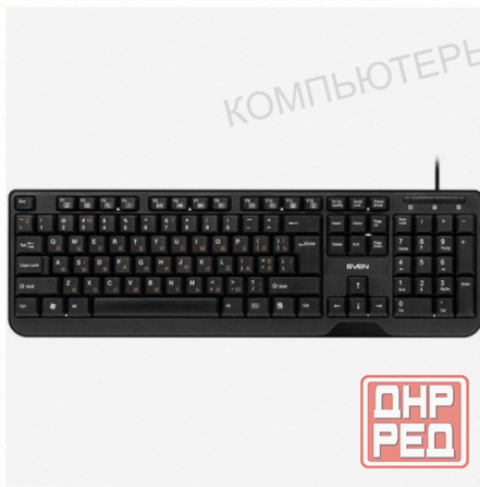 Комплект (ар:арт-6908) клавиатура и мышь Sven Kb-S330c черный (Sv-017309) Макеевка - изображение 2