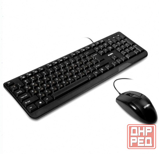 Комплект (ар:арт-6908) клавиатура и мышь Sven Kb-S330c черный (Sv-017309) Макеевка - изображение 4
