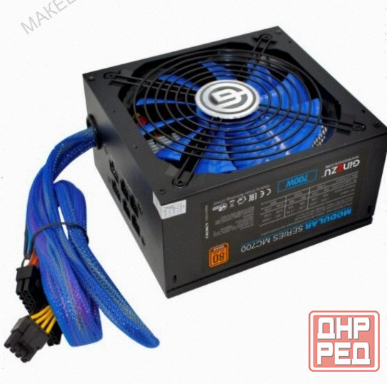 Блок (ар:арт-6939) питания Ginzzu Mc700 80+Bronze Макеевка - изображение 1