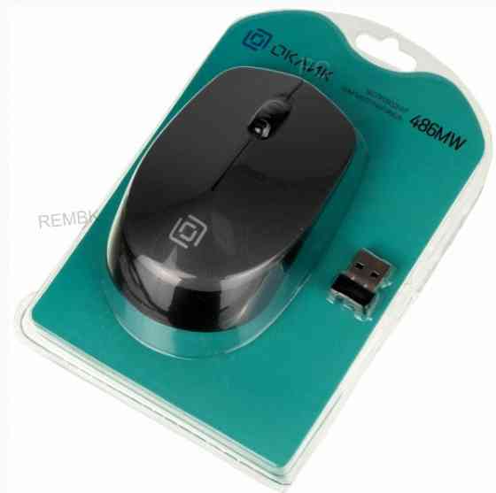 Мышь [арт-7281] Oklick 486mw Usb серый/черный Макеевка