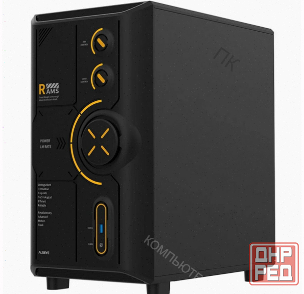 Корпус (арт-2485) для пк Alseye Rams 2.0 240-B, черный As.07.0213 Макеевка - изображение 4