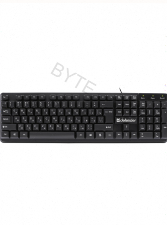 Проводная (арт-6042) клавиатура Defender Symbol Hb-559 (Ru, черный,104 кн,1.5м) (45559) Макеевка