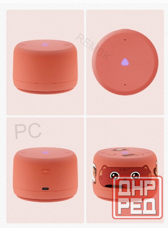 Умная (ар:арт-1993) колонка яндекс станция лайт 2 с алисой, без часов, 6 вт, коралловый Макеевка - изображение 2