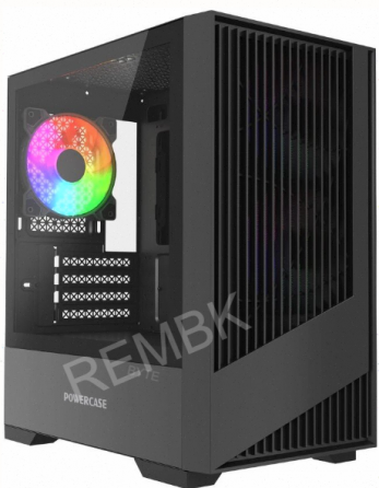 Корпус [арт-9371] Powercase Mistral Micro A12b Black (Cmma12b-L3) Макеевка