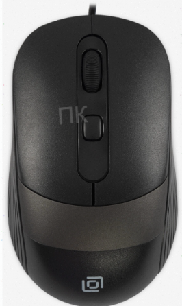 Мышь (ар:арт-7548) оклик 310m черный/серый оптическая (2400dpi) Usb для ноутбука (4but) Макеевка