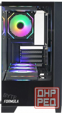 Корпус - арт-3021 Matx Formula Crystal Z1m, Mini-Tower, без бп, черный [Cristal Z1m] Макеевка - изображение 3