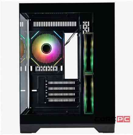 Корпус - арт-1576 1stplayer Megaview Mv5-Tp Argb Black (Mv5-Tp-Bk-2fc7r-1fc7) / Matx / 3x120mm Argb Макеевка