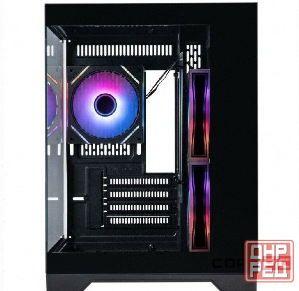 Корпус - арт-1576 1stplayer Megaview Mv5-Tp Argb Black (Mv5-Tp-Bk-2fc7r-1fc7) / Matx / 3x120mm Argb Макеевка - изображение 4