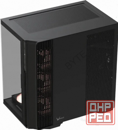 Корпус [арт-1013] Formula Crystal Z7 черный без бп Atx 11x120mm 4x140mm Макеевка - изображение 2