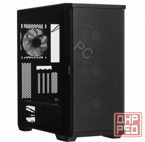 Корпус (арт-3477) Zalman Z10 Duo черный Макеевка - изображение 3
