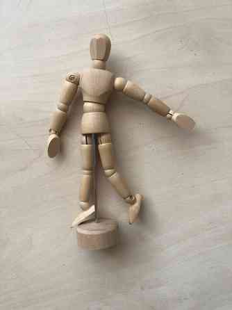 Деревянный человечек манекен для рисования Донецк
