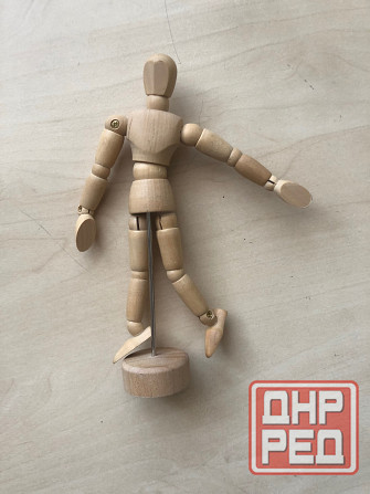 Деревянный человечек манекен для рисования Донецк - изображение 1