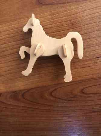 Деревянная лошадка-манекен для рисования Донецк