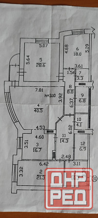 Продам новострой 4 ком.квартиру 182 м ул.Университетская, кинотеатр Звёздочка Донецк - изображение 3