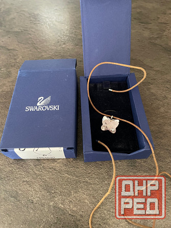 Swarovski подвеска Бабочка на шнурке Донецк - изображение 1