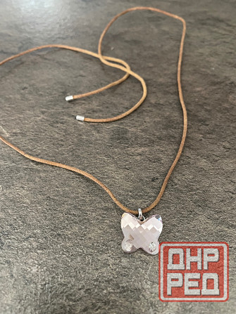 Swarovski подвеска Бабочка на шнурке Донецк - изображение 2