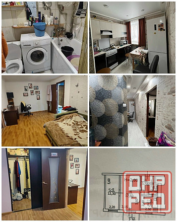 2к кв Западная, этаж 2/3, не угловая Макеевка - изображение 1