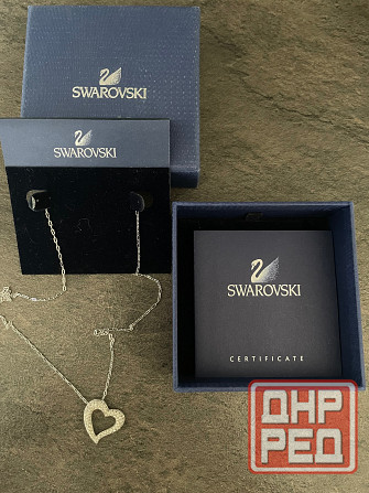 Swarovski подвеска Сердце на цепочке Донецк - изображение 2