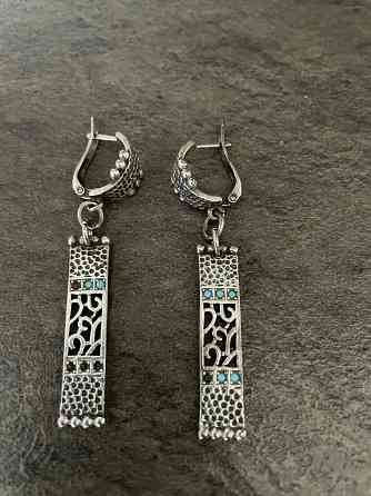 Серьги серебро 925 проба Донецк