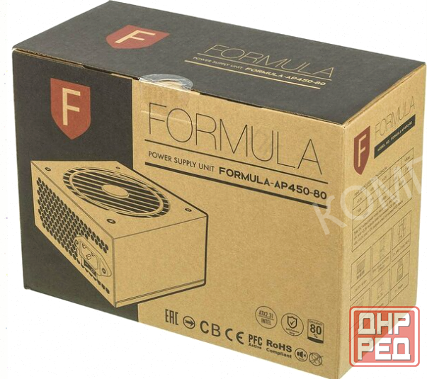 Блок (арт:арт-9538) питания Formula Atx 450w Formula-Ap450-80 80 Plus White (20+4pin) Apfc 120mm Fan Макеевка - изображение 3