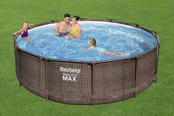 Каркасный бассейн Bestway Steel Pro 366x122 (фильтр-насос + лестница) и другие Донецк