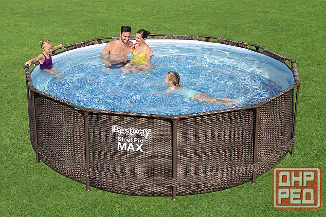 Каркасный бассейн Bestway Steel Pro 366x122 (фильтр-насос + лестница) и другие Донецк - изображение 2