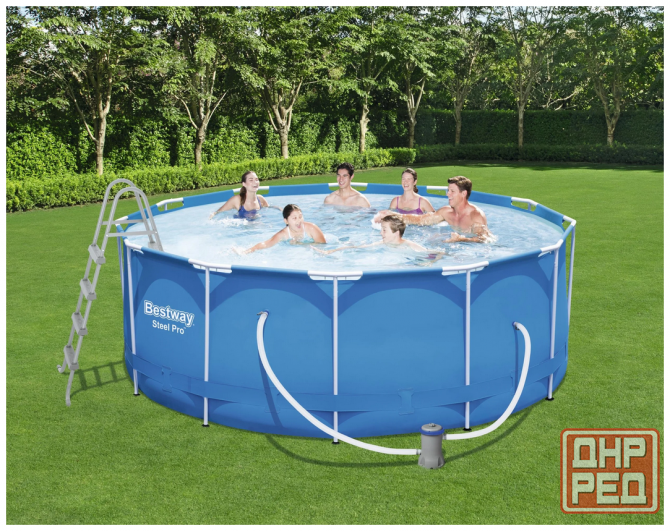 Каркасный бассейн Bestway Steel Pro 366x122 (фильтр-насос + лестница) и другие Донецк - изображение 1
