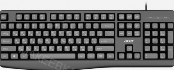 Клавиатура (ар:арт-5621) Acer Okw301 черный Usb (Zl.Kbdcc.01a) Макеевка